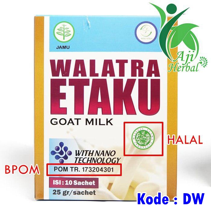 Susu Kambing Etaku Goat Milk 100% Original 200 Gram 