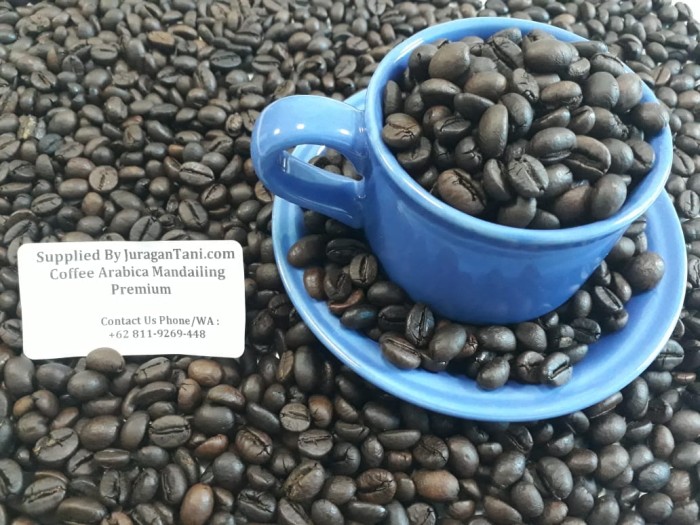 Roasted Arabica Coffee Mandheling Premium 1 kg